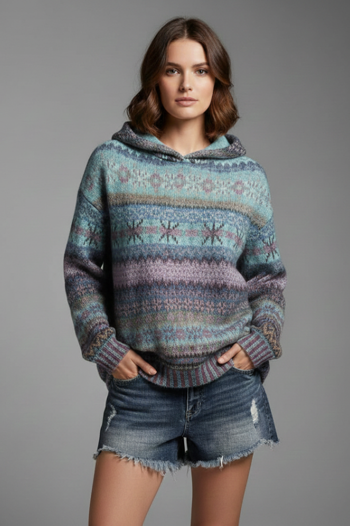 Dakota | Dames Hoodie met Capuchon en Geribbelde Manchetten