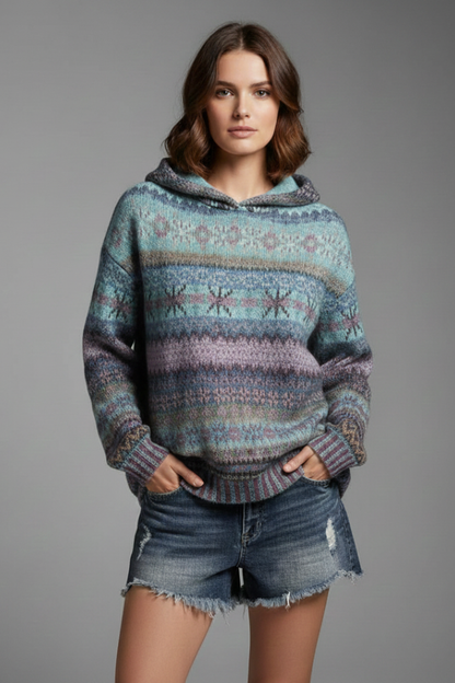 Dakota | Dames Hoodie met Capuchon en Geribbelde Manchetten