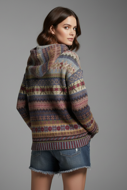 Dakota | Dames Hoodie met Capuchon en Geribbelde Manchetten