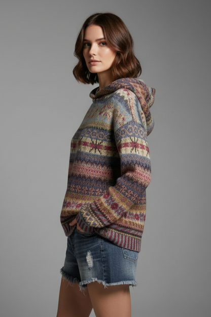 Dakota | Dames Hoodie met Capuchon en Geribbelde Manchetten