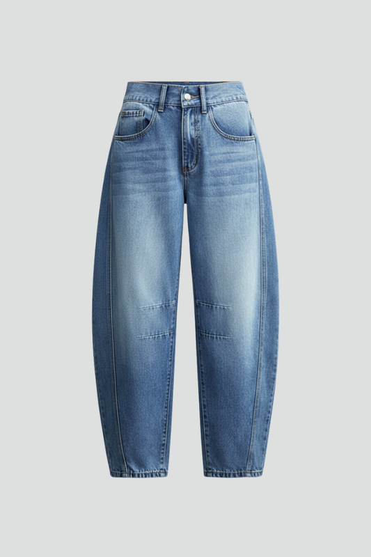 Isabella | Dames casual low-rise rechte jeans