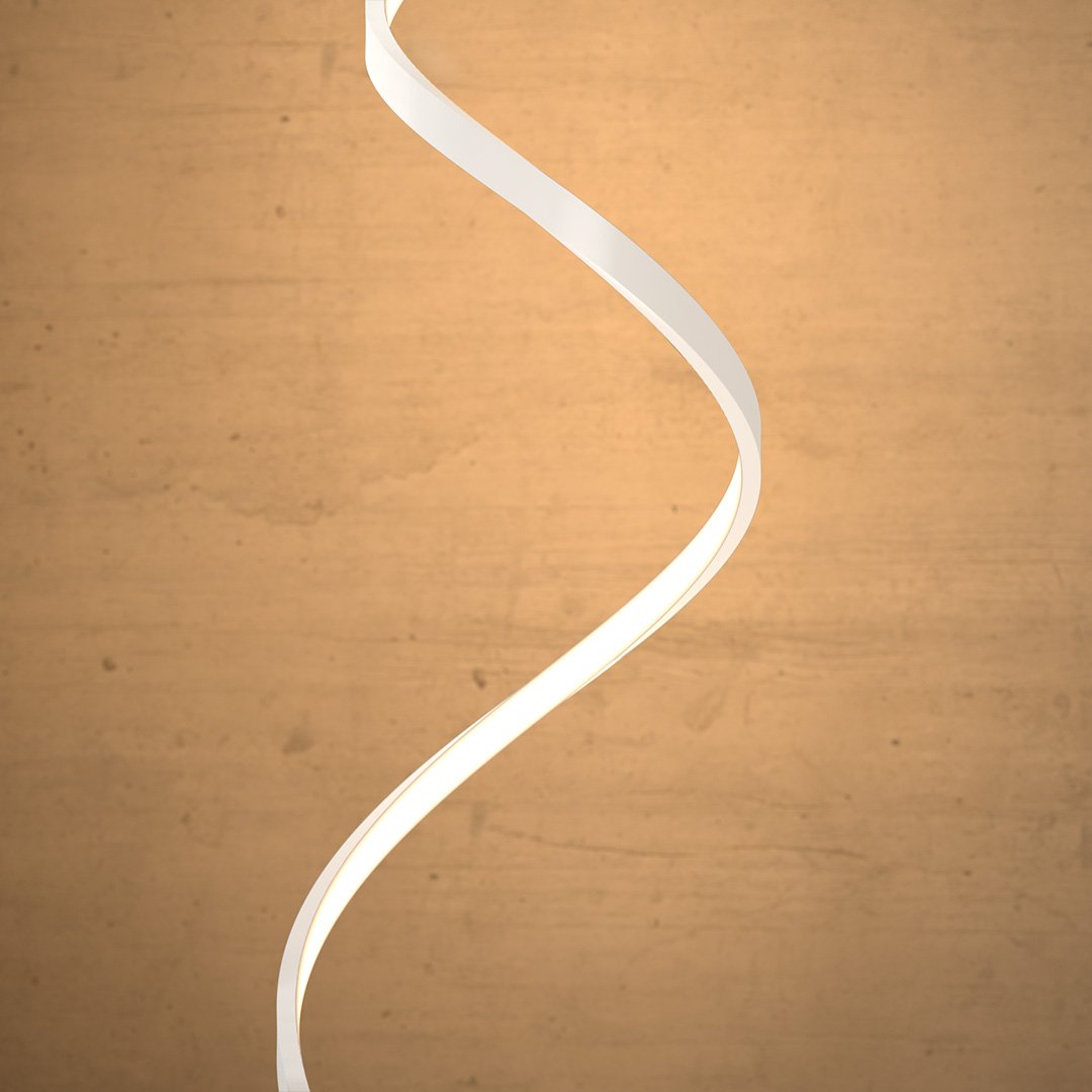 Spira Vloerlamp – Moderne Sculpturale LED Designlamp