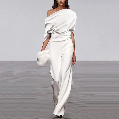 Elora Dames Jumpsuit Elegante Pasvorm Enkellang en Vrouwelijk