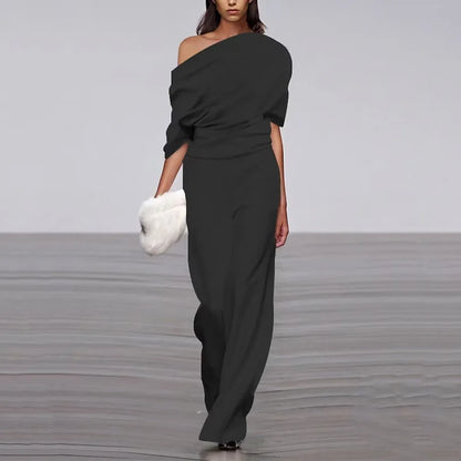 Elora Dames Jumpsuit Elegante Pasvorm Enkellang en Vrouwelijk