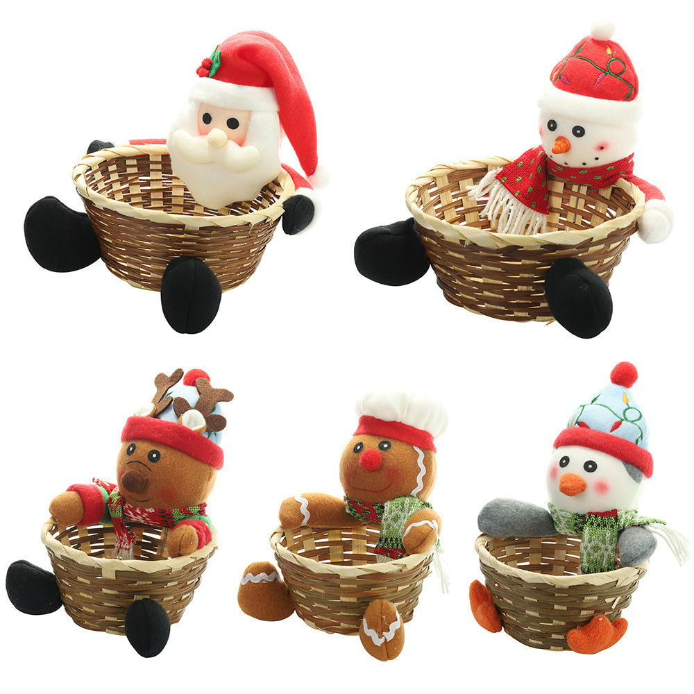 Kerst Snoepmandje – Klein Mandje voor Kinderen en Feestdecoratie