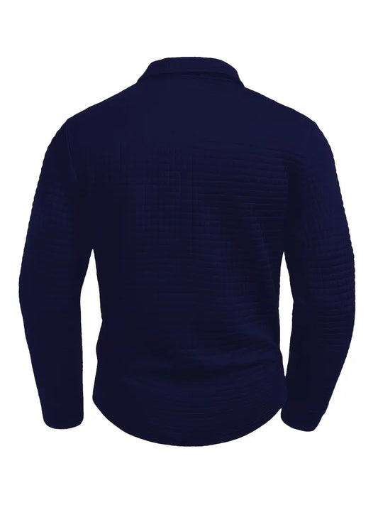 Herentrui Rensvik met Gewatteerde Details en Moderne Casual Stijl