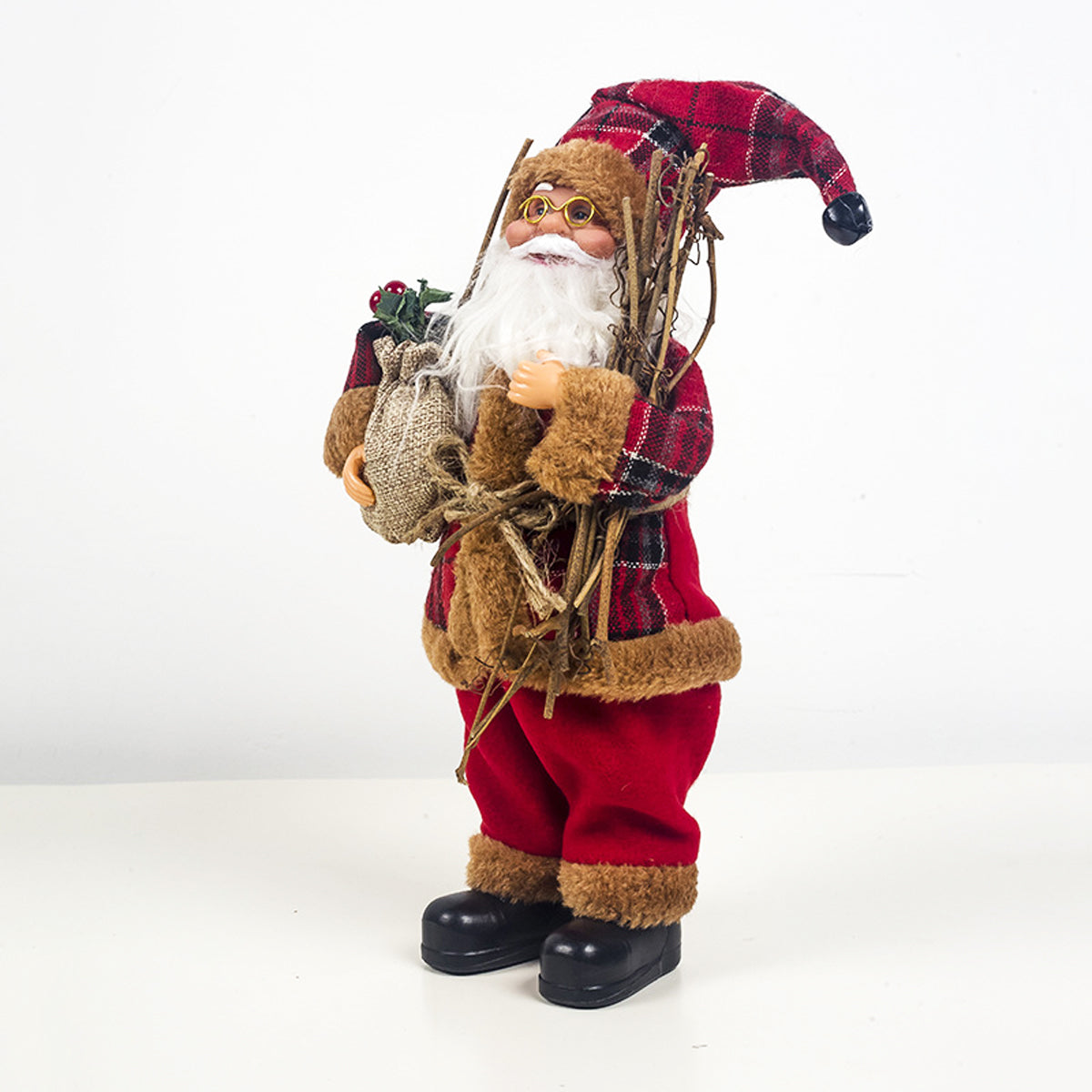 Kerstman Noël Decoratiepop – Staande en Zittende Kerstfiguur