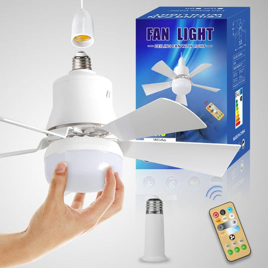 LuxeBreeze Plafondventilator met LED Licht en Afstandsbediening