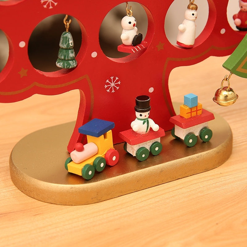Kerstboomhoutje – Houten Kerstdecoratie DIY 11,5 cm