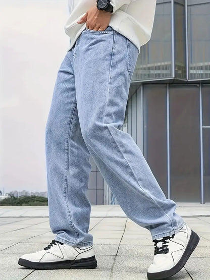 Daan Heren Jeans – Losse Pasvorm met Casual en Tijdloze Look
