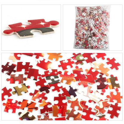 Kerstoria – Kerstpuzzel 1000 Stukjes met Kerstman en Sneeuwpop