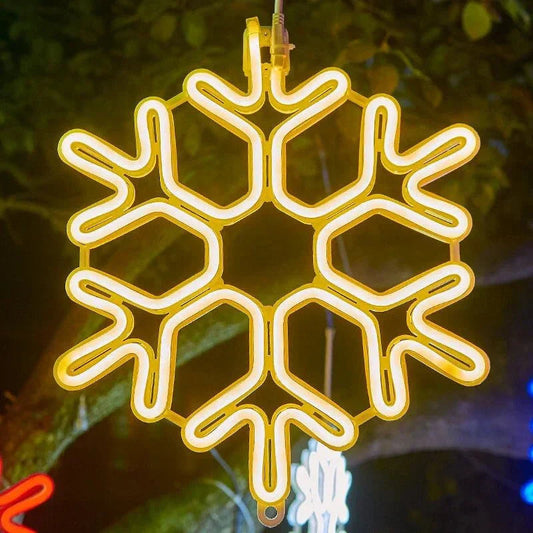 Sneeuwvlok LED Kerstverlichting voor Binnen en Buiten