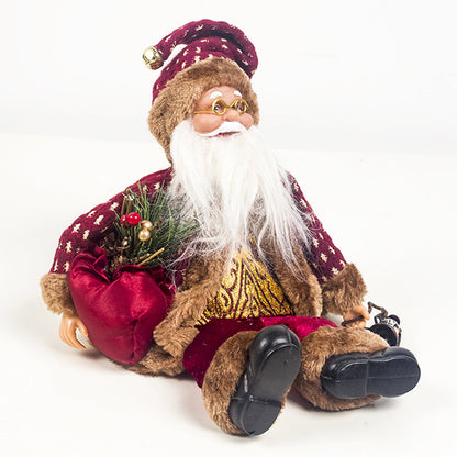 Kerstman Noël Decoratiepop – Staande en Zittende Kerstfiguur