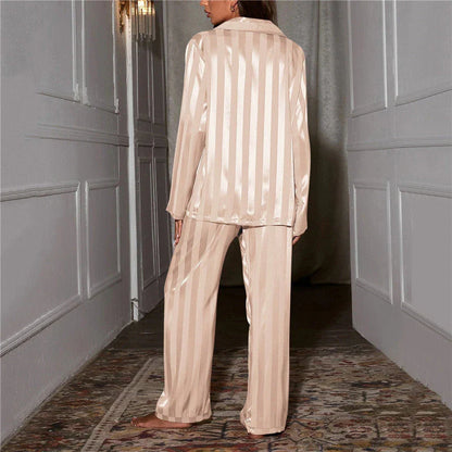 Zijdezacht Dames Pyjamaset Luxe Nachtkleding Comfortabele Pasvorm