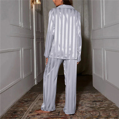 Zijdezacht Dames Pyjamaset Luxe Nachtkleding Comfortabele Pasvorm