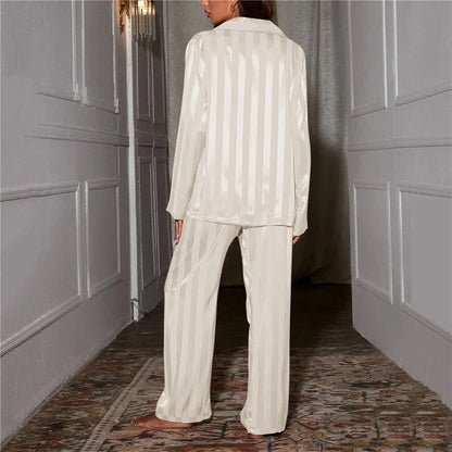 Zijdezacht Dames Pyjamaset Luxe Nachtkleding Comfortabele Pasvorm