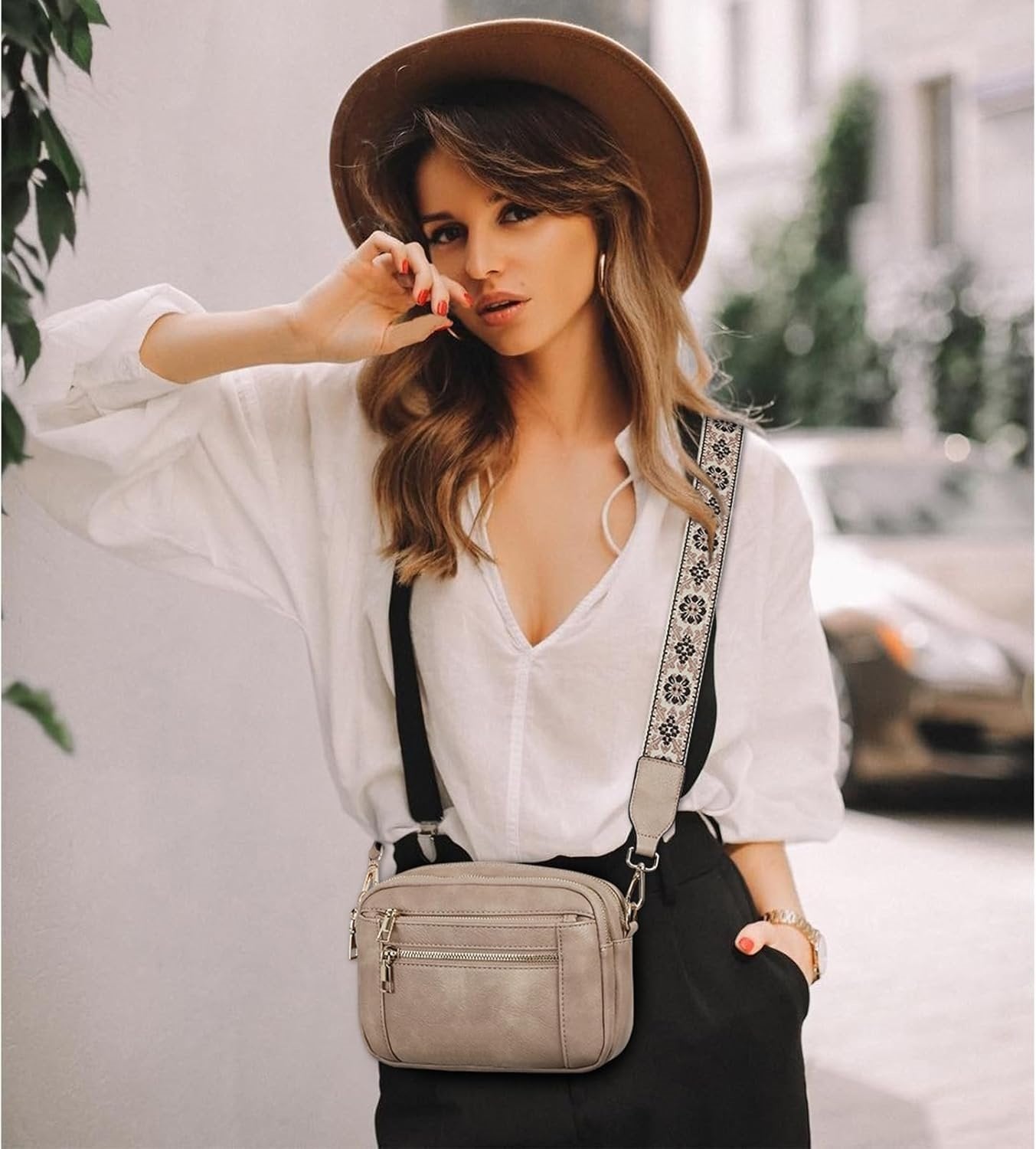 StadsFlow Crossbody Tas Met Brede Band Voor Dagelijks Gebruik