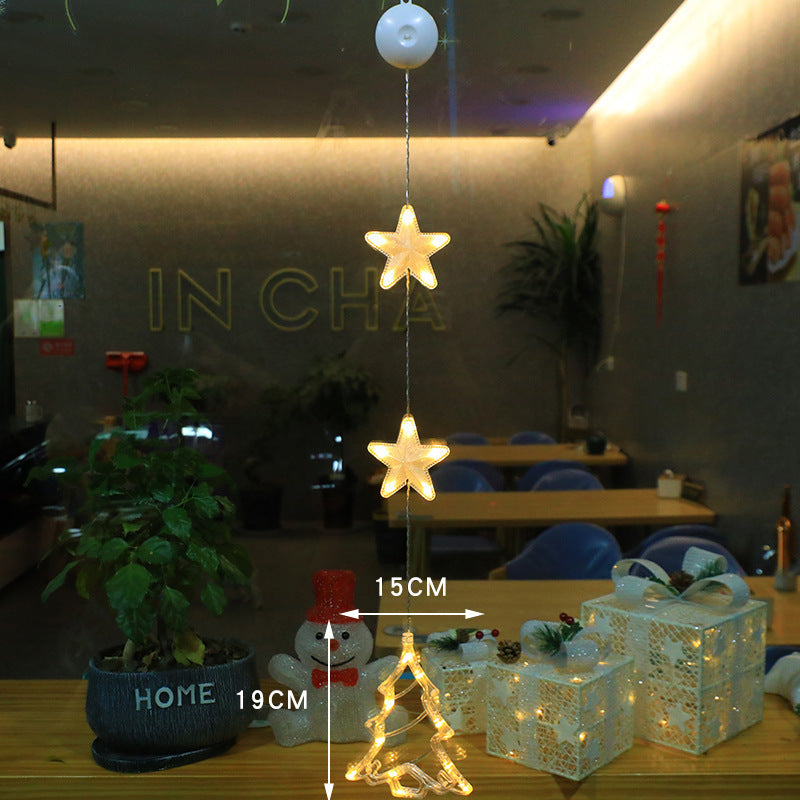 Kerst Raamverlichting met Zuignap – 10 LED Warmwit Licht IP44