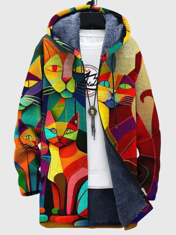 Anna - Jas met Artistieke Print