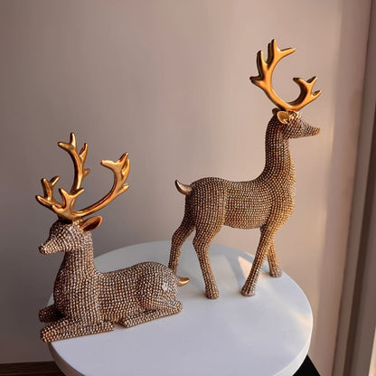 RendierPracht Set van 2 – Feestelijke Kerstdecoratie