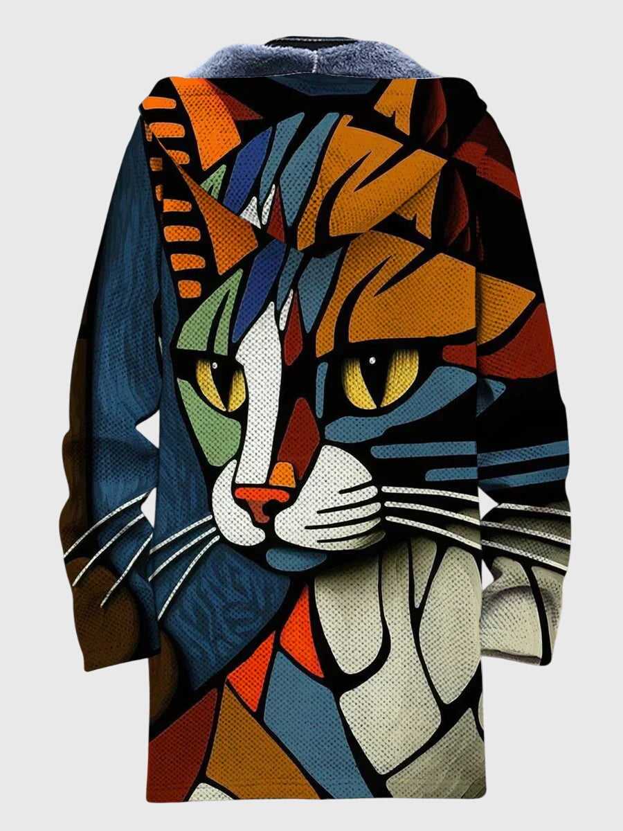 Anna - Jas met Artistieke Print