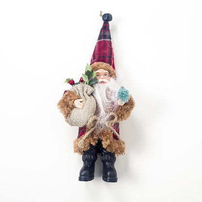 Kerstman Noël Decoratiepop – Staande en Zittende Kerstfiguur