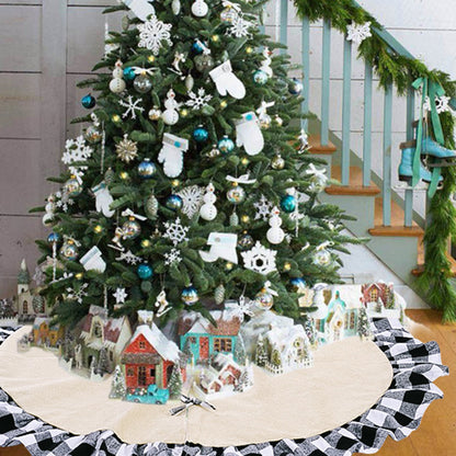 Kerstboomrok – 120 cm Decoratieve Boomrok voor Kerst