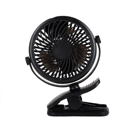 BriesKlem USB Klemventilator Draadloos 360° Oplaadbaar en Draaibaar