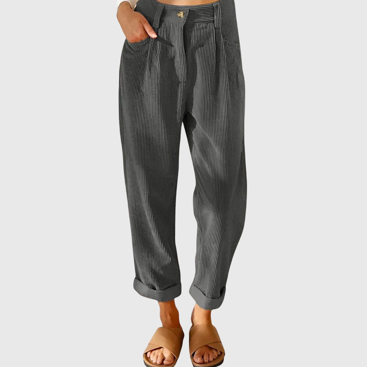 Jana - Moderne Corduroy Broeken