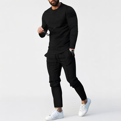 Norvian Heren Comfort Set met Elastische Taille en Relaxte Pasvorm