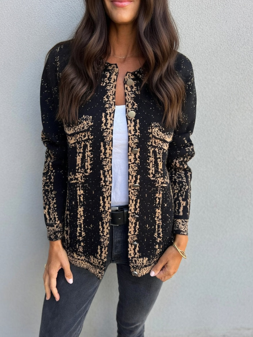 Warm Gebreid Damesjasje Herfst Comfortabel Stijlvol