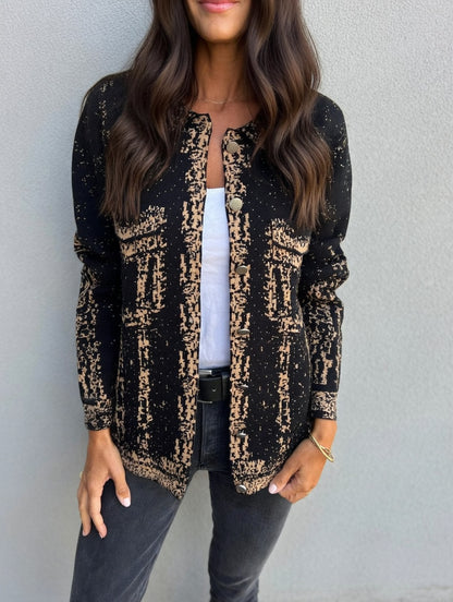 Warm Gebreid Damesjasje Herfst Comfortabel Stijlvol