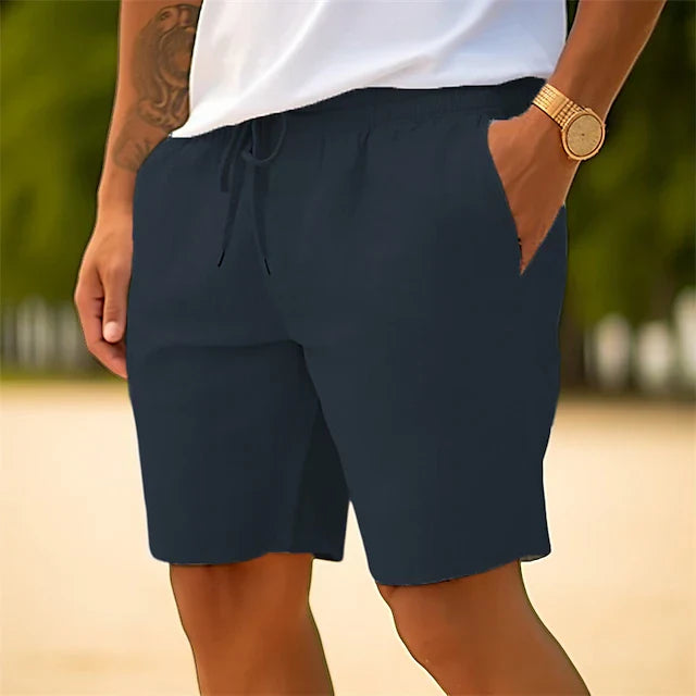 Luca Linnen Korte Broek Heren Ademend Zomercomfort Casual Stijl