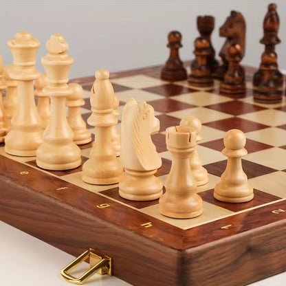 Klassiek Schaakbord 39 x 39 cm – Strategisch Bordspel voor Thuis