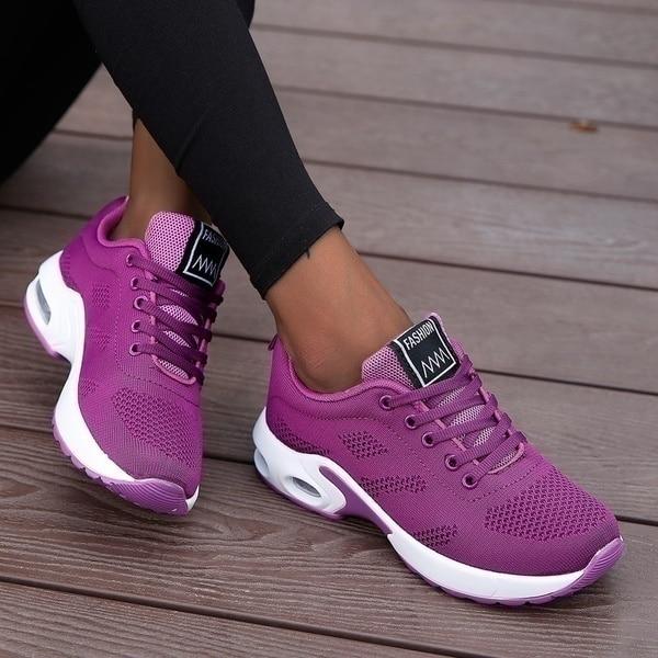 LoopVitaal Comfort Sneakers met Schokdempende Zool en Veters