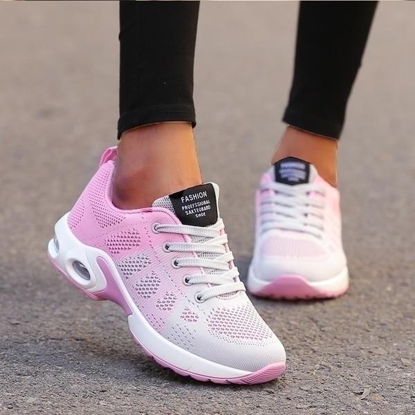 LoopVitaal Comfort Sneakers met Schokdempende Zool en Veters