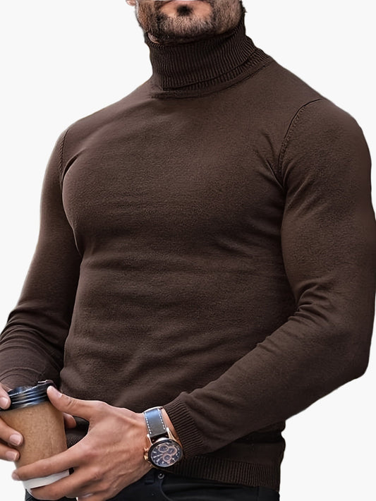 Heren klassieke poloshirt – elegante en veelzijdige gebreide trui voor dagelijks gebruik en werk