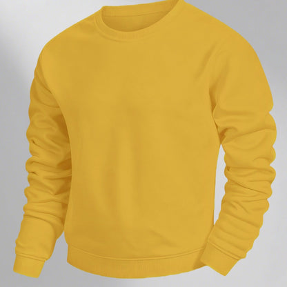 Heren Classic Crewneck Pullover Sweatshirt