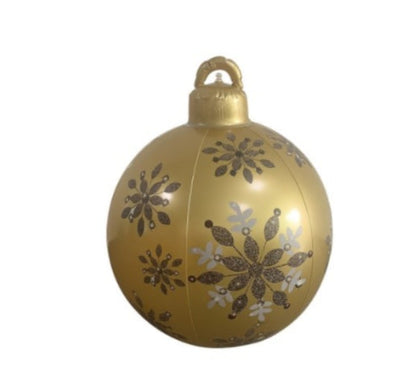 Grote Opblaasbare Kerstbal voor Buiten, 60 cm, Meerkleurig