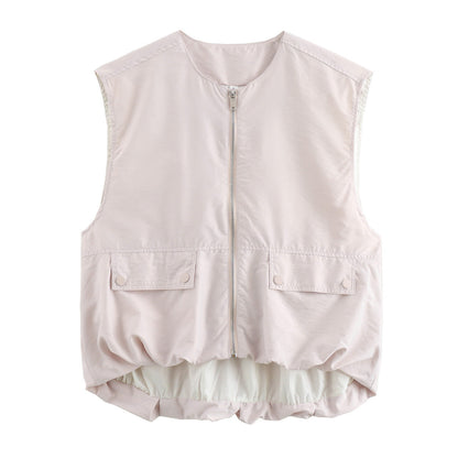 LichtFlow Dames Gilet met Luchtige Pasvorm en Tijdloze Stijl
