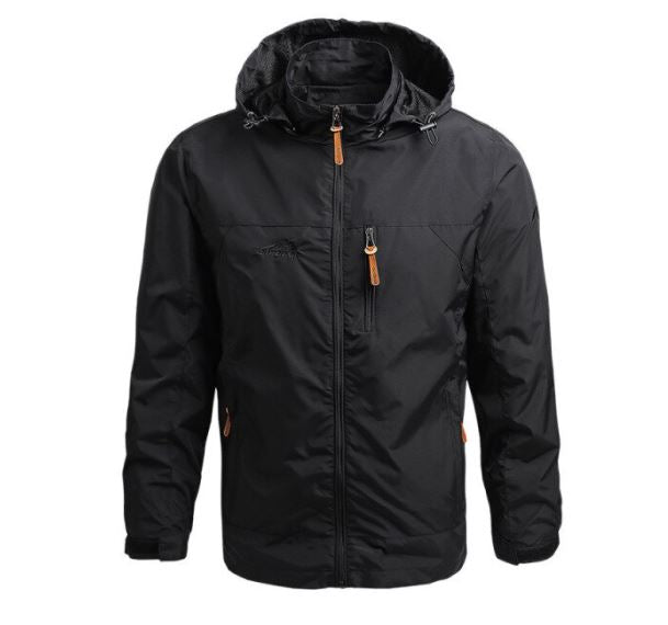 Legerstorm – Herenjas met Capuchon, Ritssluiting en Tactische Look