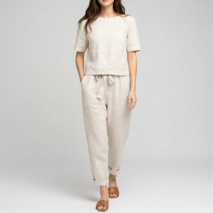 Luchtige Dames Zomerset – Comfortabele Tweedelige Outfit