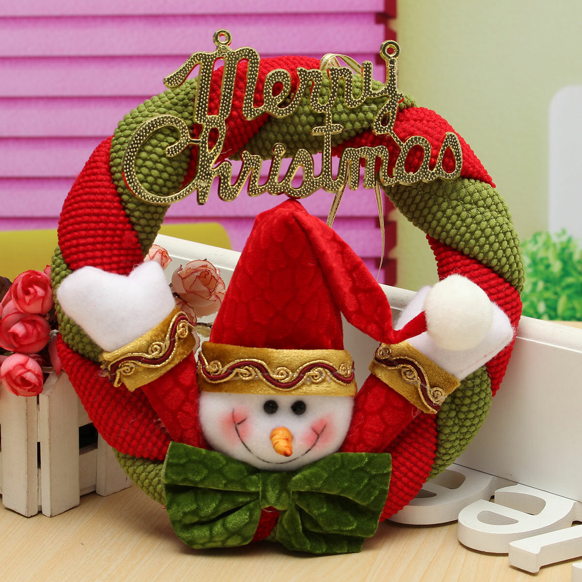 Kerstboom Hanger – Sneeuwpop en Kerstman Feestdecoratie