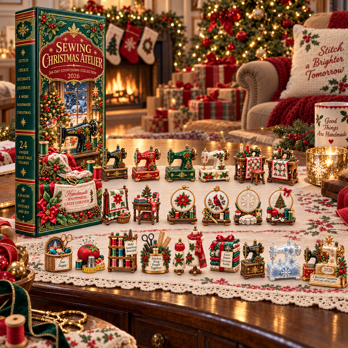 Steekplezier – Naaien Adventskalender 2026 met 24 Verrassingen