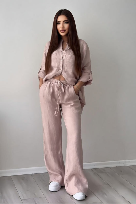Elegant Tweedelig Damespak Lisanne – Blazer & Broek Set