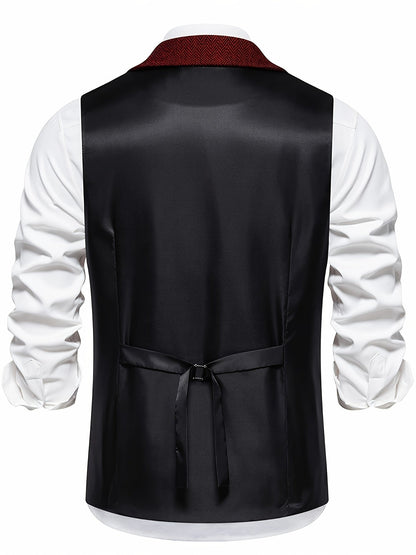 Herenvest – Klassiek Elegant Vest met Moderne Pasvorm voor Feest en Kantoor