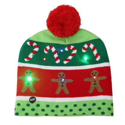 Kerst LED Muts – Feestelijke Muts met Verlichting voor Kinderen