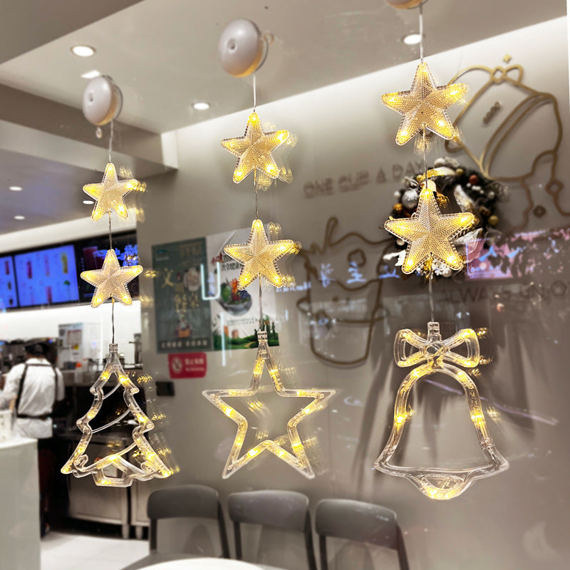 Kerst Raamverlichting met Zuignap – 10 LED Warmwit Licht IP44
