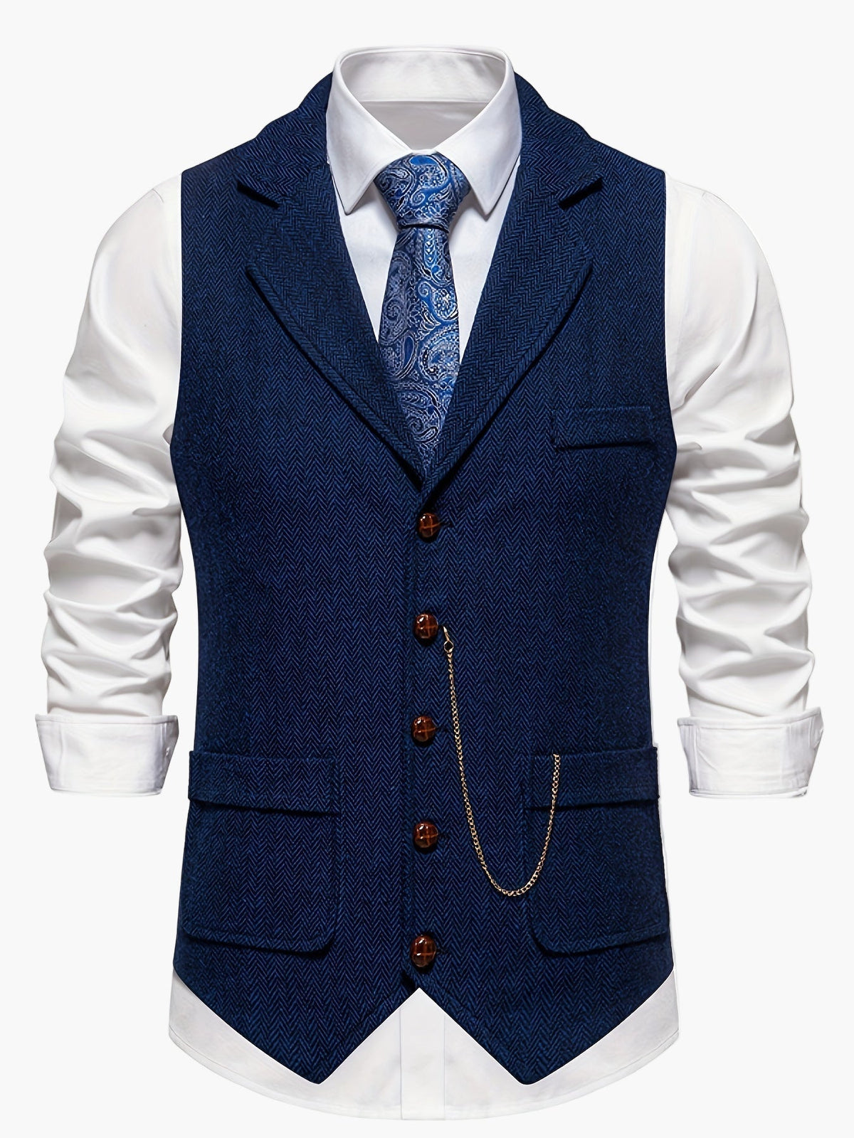 Herenvest – Klassiek Elegant Vest met Moderne Pasvorm voor Feest en Kantoor