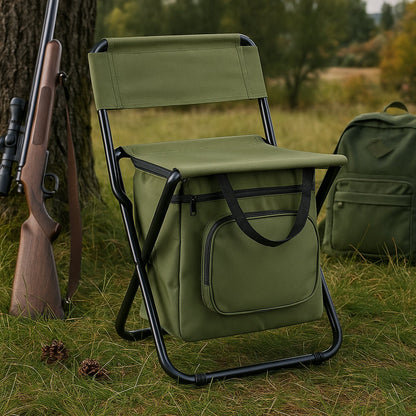 ChillZit Outdoor 3-in-1 Campingstoel met Koeltas en Rugleuning